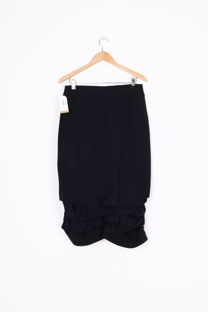 Rohmana Womens Black Skirt Size W 32