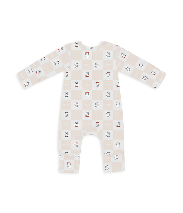 Romper Viscose from Bamboo Birch Miffy Checker