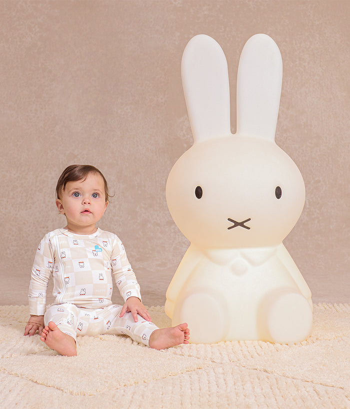 Romper Viscose from Bamboo Birch Miffy Checker