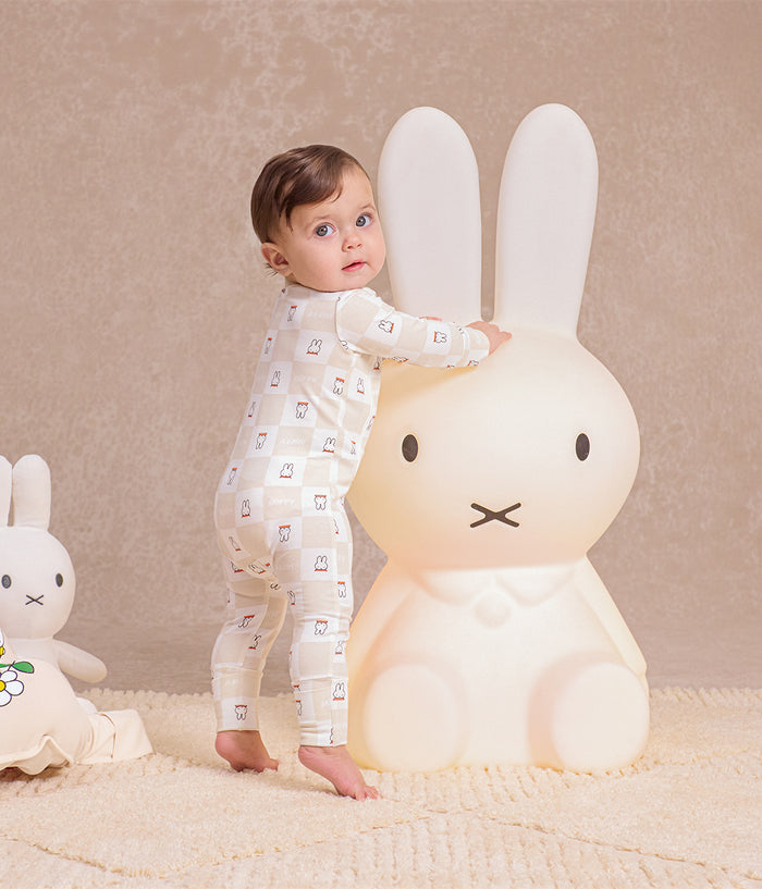 Romper Viscose from Bamboo Birch Miffy Checker