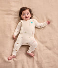 Romper Viscose from Bamboo Cream Dino Snore