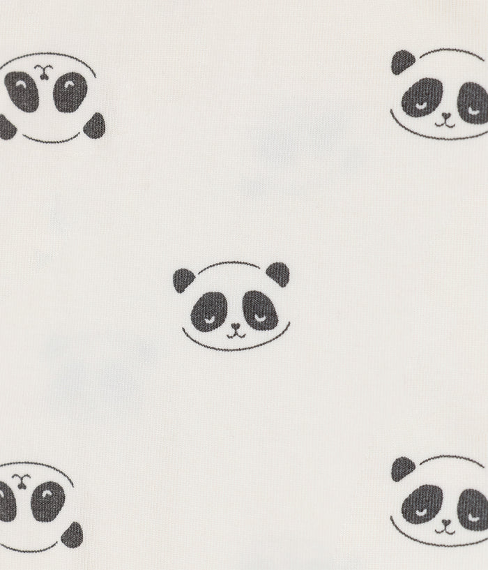 Romper Viscose from Bamboo Cream Sleepy Pandas