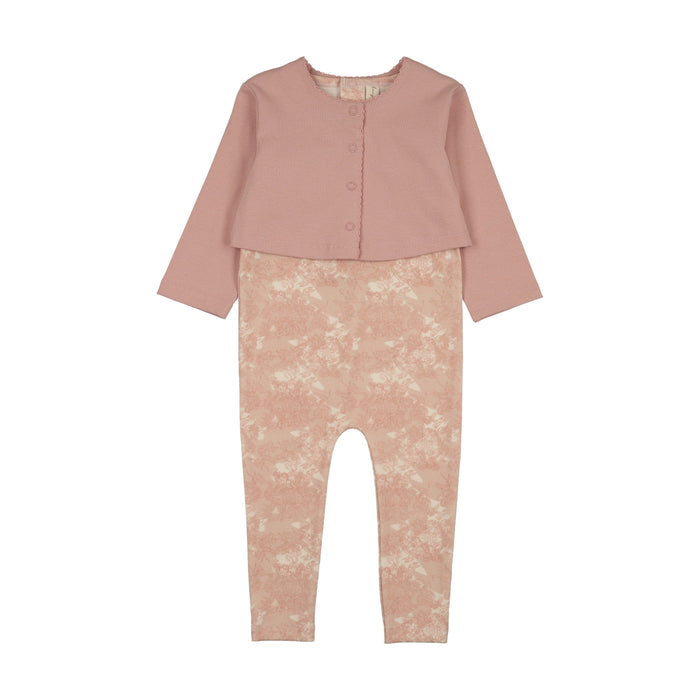 Rose Floral Layette Set