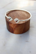 Rosette Cuff Garnet