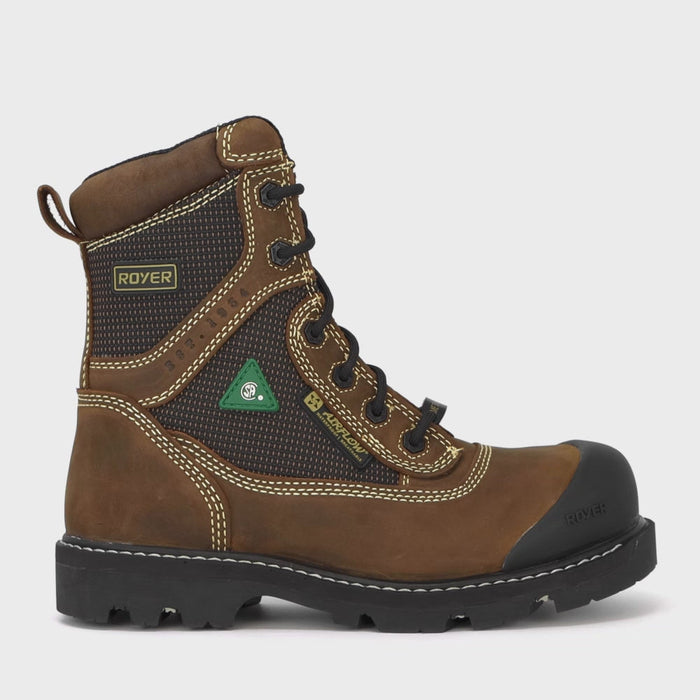 Royer 8620FLX 8"Airflow Waterproof Metal Free Work Boot