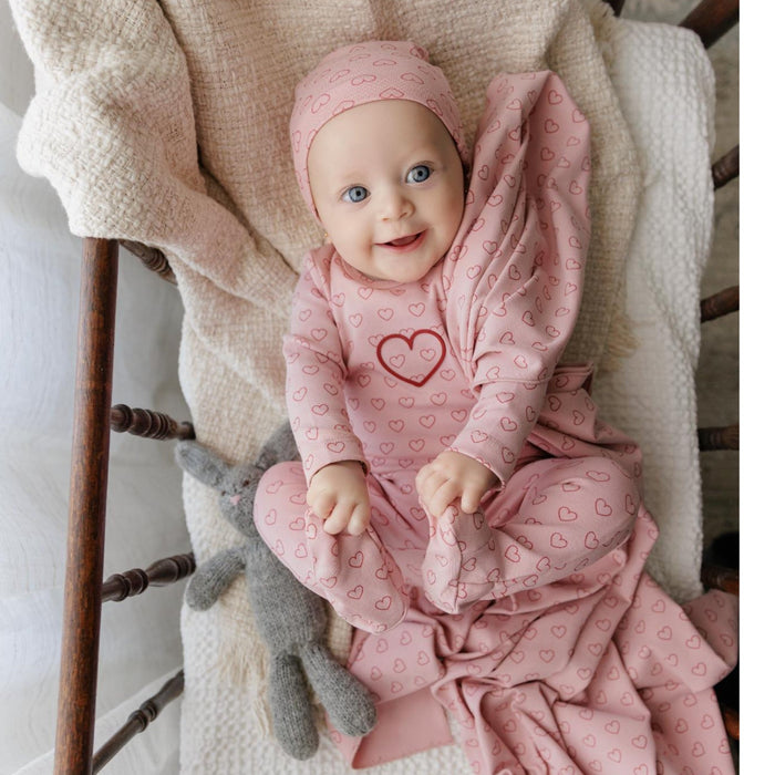 Rubber Detail Layette Set