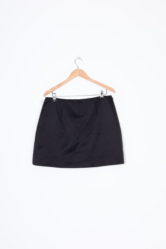 Ruby Womens Black Mini Skirt Size 14