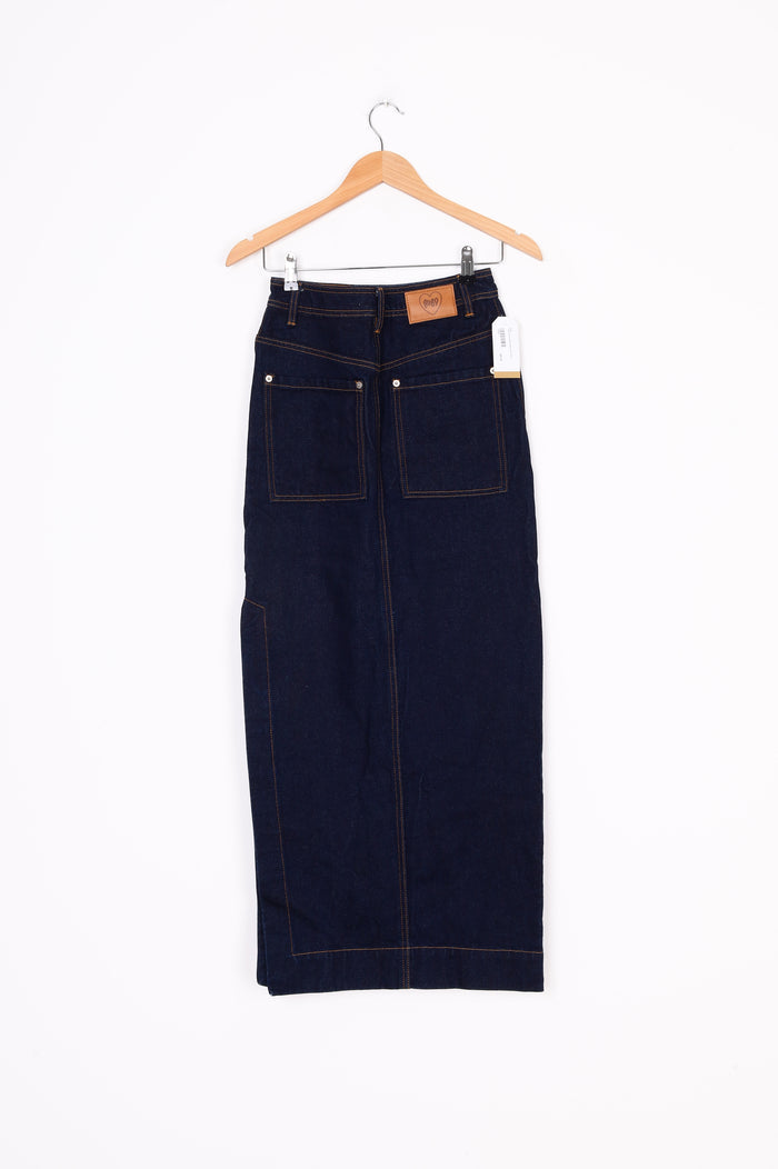 Ruby Womens Blue Maxi Skirt Size 6