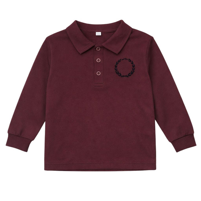 Ruffle Collar Polo