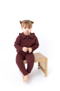 Ruffle Collar Sweatset - Girls
