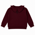 Ruffle Collar Sweatshirt - Girls