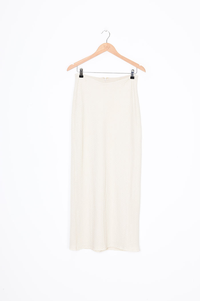 Sabo Womens Cream Skirt Size M
