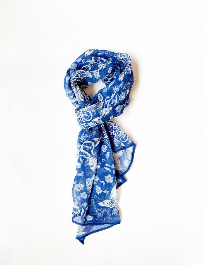 Sahila Scarf, Indigo
