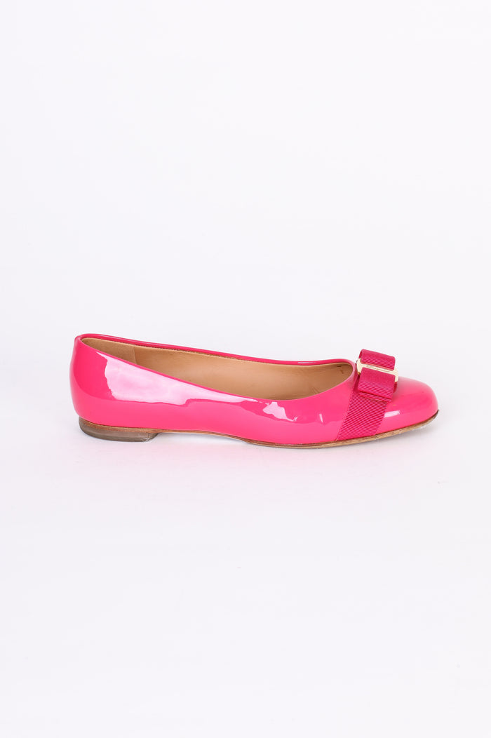 Salvatore Ferragamo Womens Pink Shoes Size EU 37