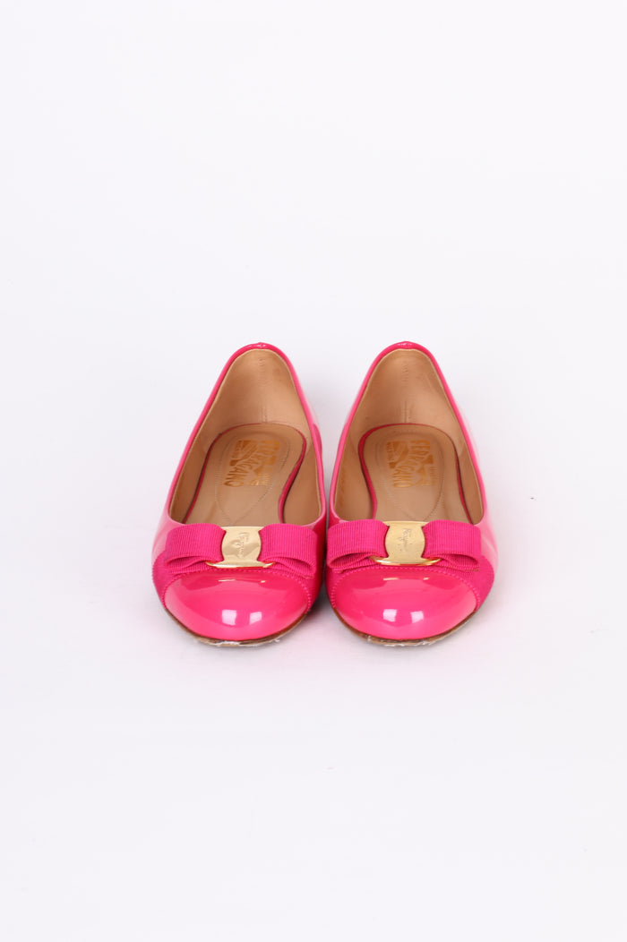 Salvatore Ferragamo Womens Pink Shoes Size EU 37
