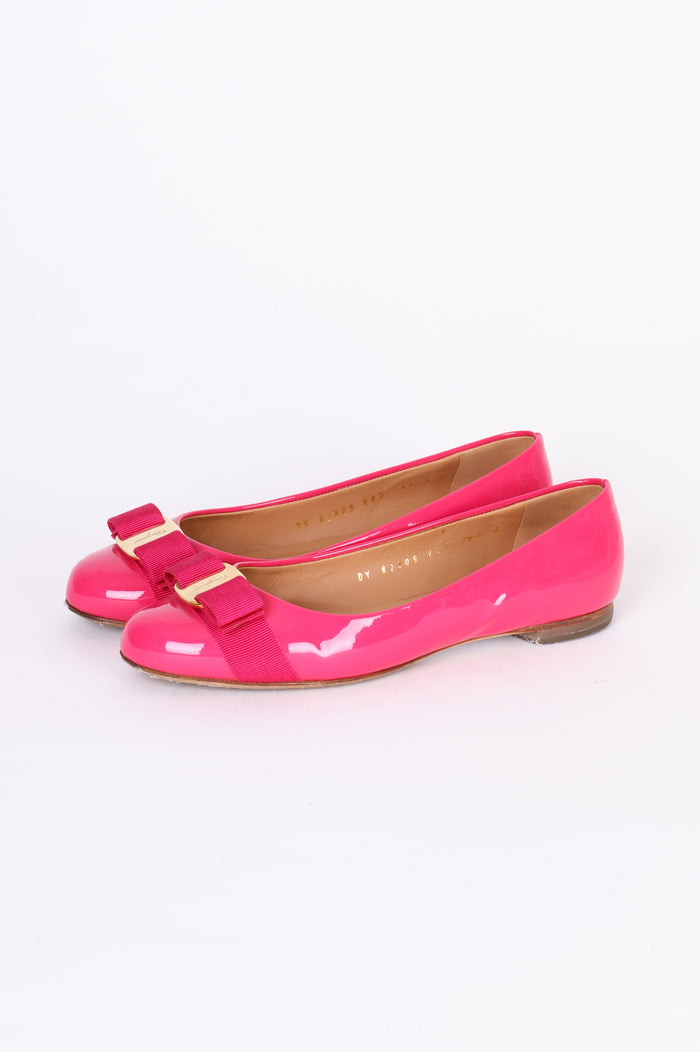 Salvatore Ferragamo Womens Pink Shoes Size EU 37