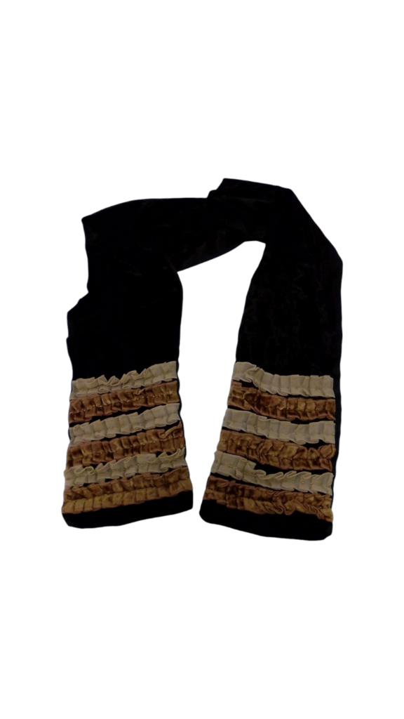 Scarf: Black/Brown