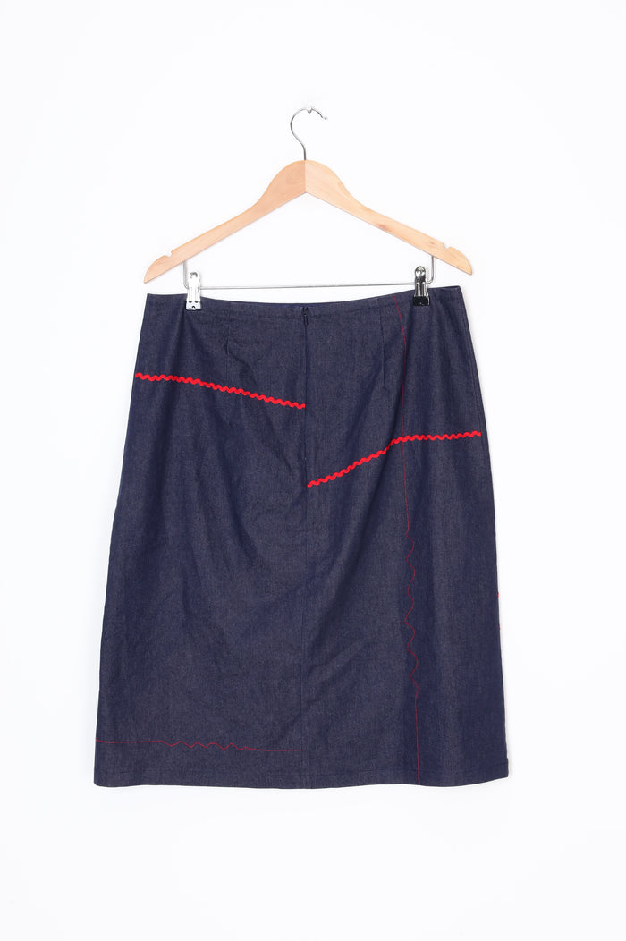 Scintilla (Made in NZ) Womens Blue Skirt Size 16