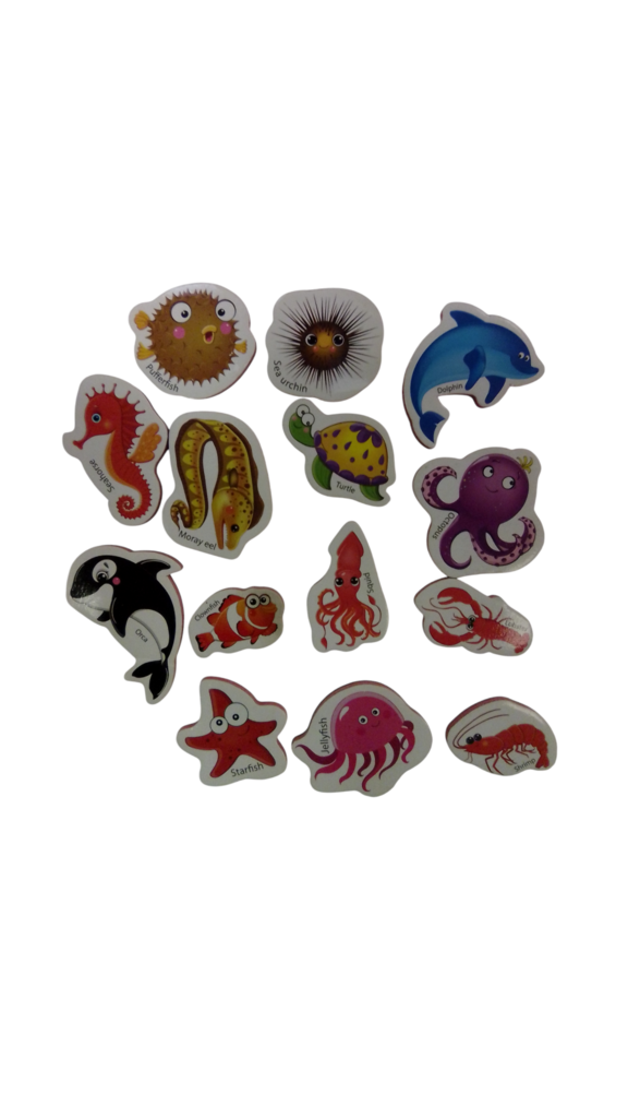 Sea Life Foam Magnets