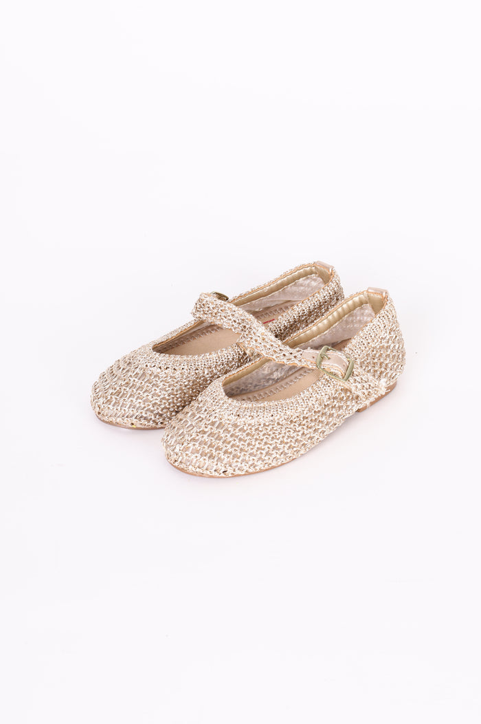 Seed Kids Gold Shoes Size EU 26