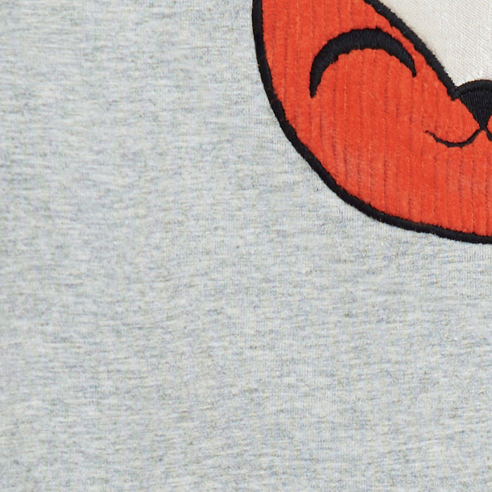 Self-Soothing Footless Romper Cotton Orange Lyric The Fox™