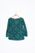 Sfera Womens Green Top Size M