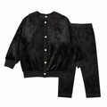 Shabbos Essentials Lace Collar Cardigan Pj - Girls