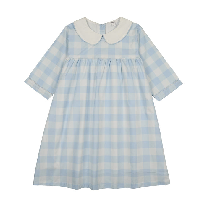 Shabbos Plaid 3/4 Sleeve Dress