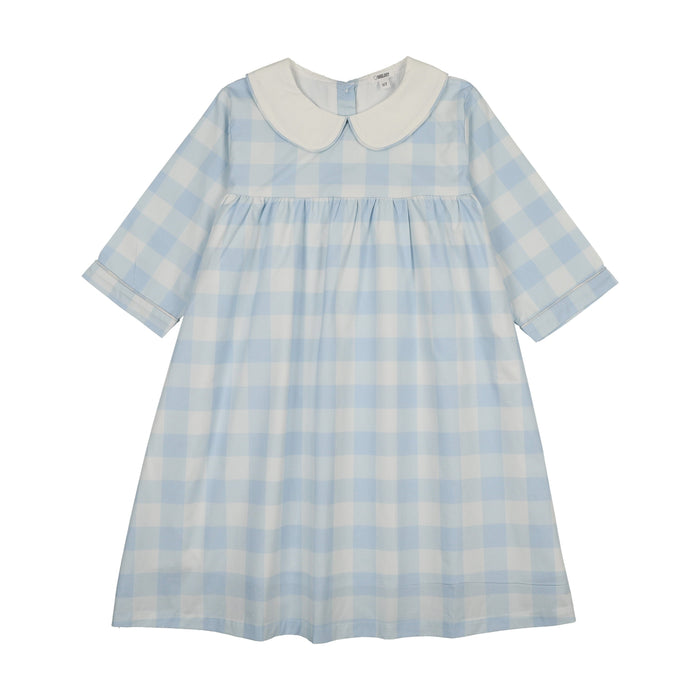 Shabbos Plaid 3/4 Sleeve Dress
