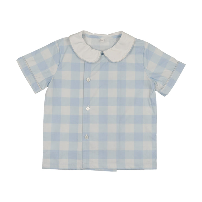 Shabbos Plaid Peter Pan Shabbos Shirt - Girl