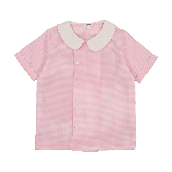 Shabbos Plaid Peter Pan Shabbos Shirt - Girl