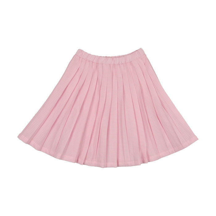 Shabbos Plaid Pleated Skirt