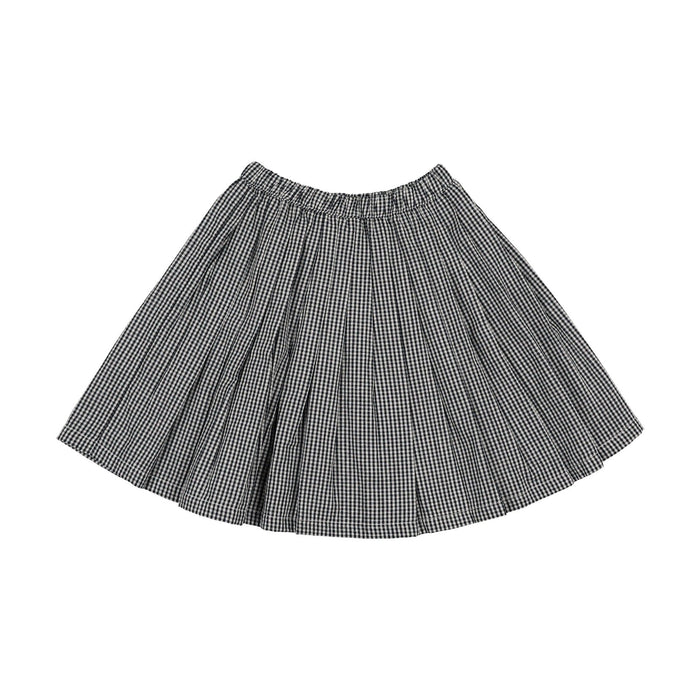 Shabbos Plaid Pleated Skirt