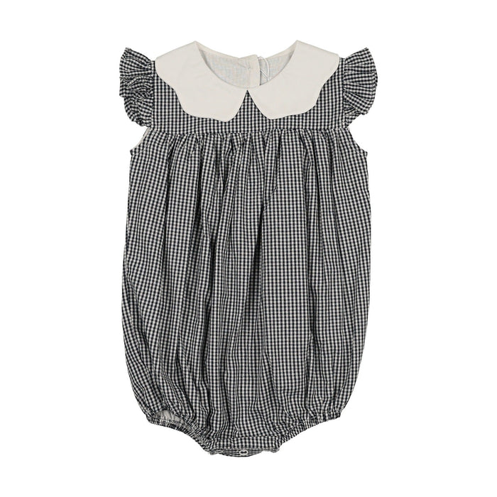Shabbos Plaid Romper - Girl