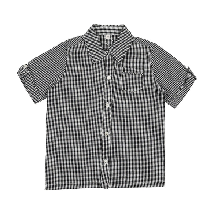 Shabbos Plaid Short Sleeve Shabbos Shirt - Boy
