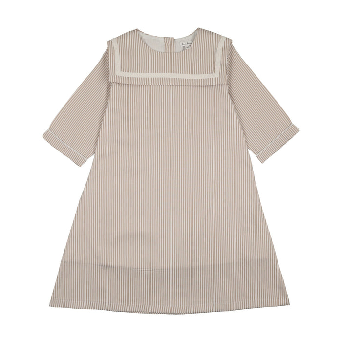 Shabbos Sailor Stripe 3/4 Sleeve Dress