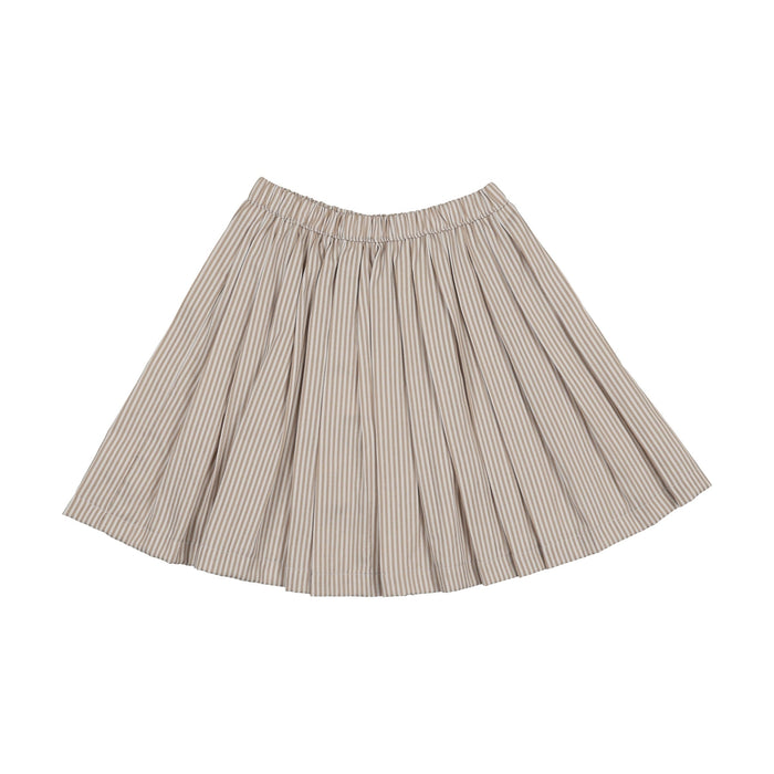 Shabbos Sailor Stripe Pleated Skirt