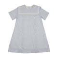 Shabbos Sailor Stripe Short Sleeve Dress
