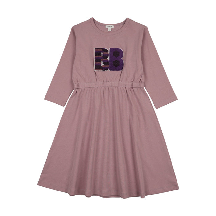 Sherpa Patch 3/4 Sleeve Dress