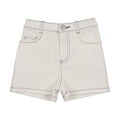 Sherpa Patch Jean Shorts