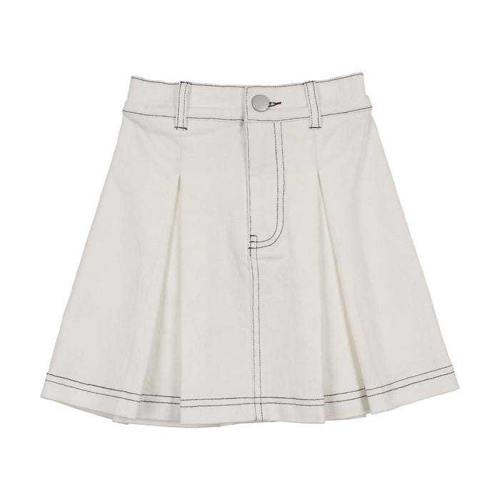 Sherpa Patch Jean Skirt