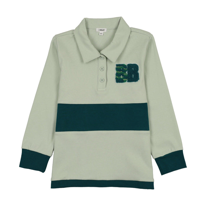 Sherpa Patch Long Sleeve Polo