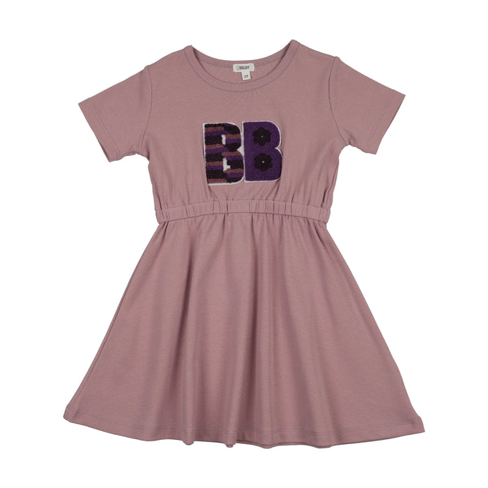 Sherpa Patch Short Sleeve Dress