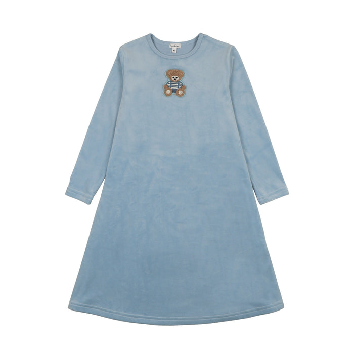 Sherpa Teddy Velour Short Nightgown