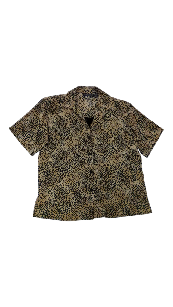 Shirt: Lepard Button Up