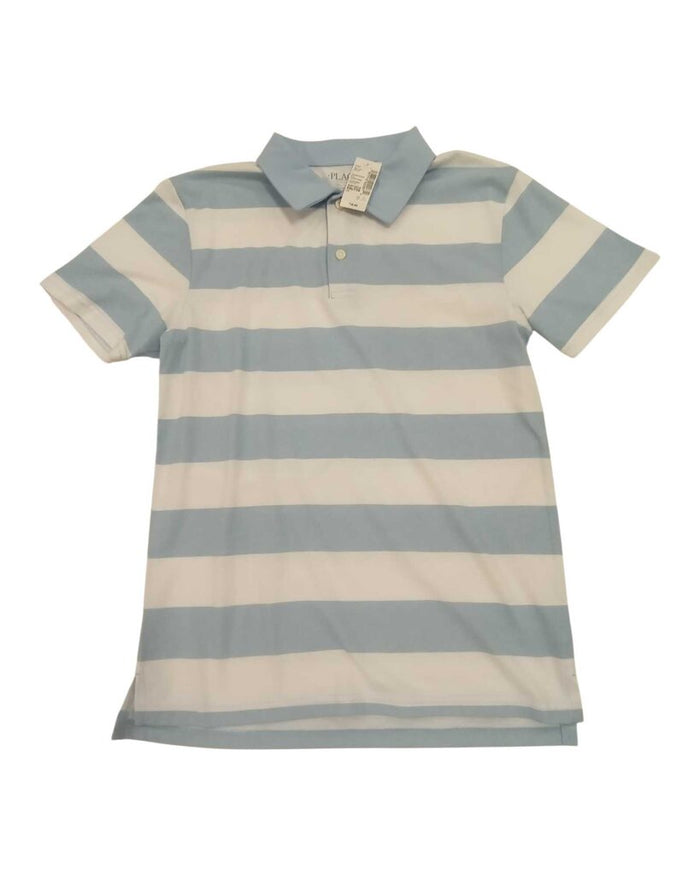 Shirt: Polo white stripes NWT