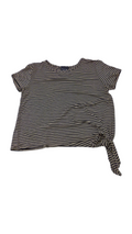 Shirt: Tan/Black Stripes