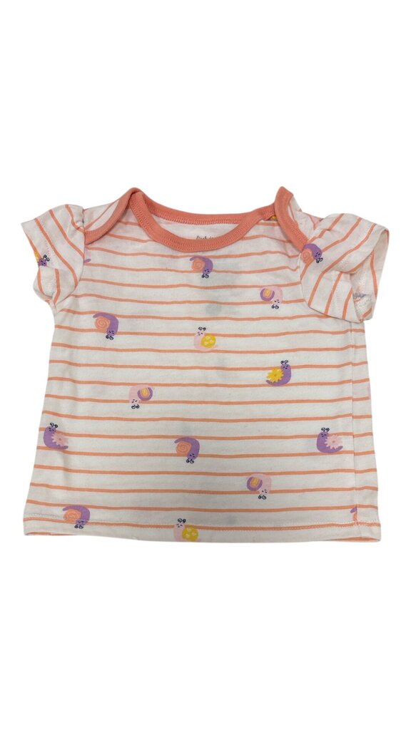 Shirt: White/Snails