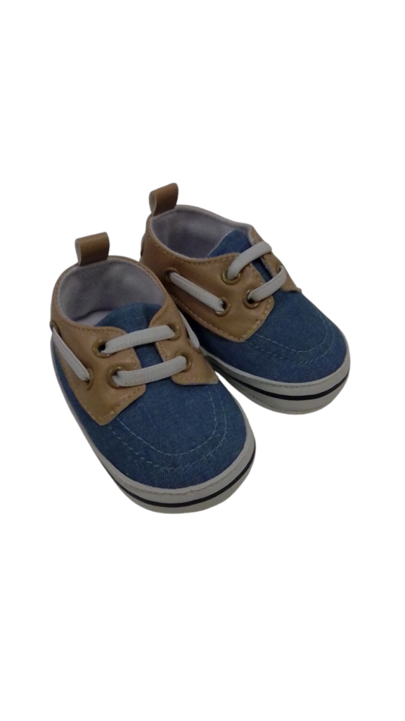 Shoes: Denim/Tan