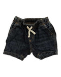 Shorts: Denim Tie Front